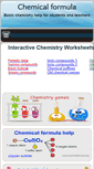 Mobile Screenshot of chemicalformula.org